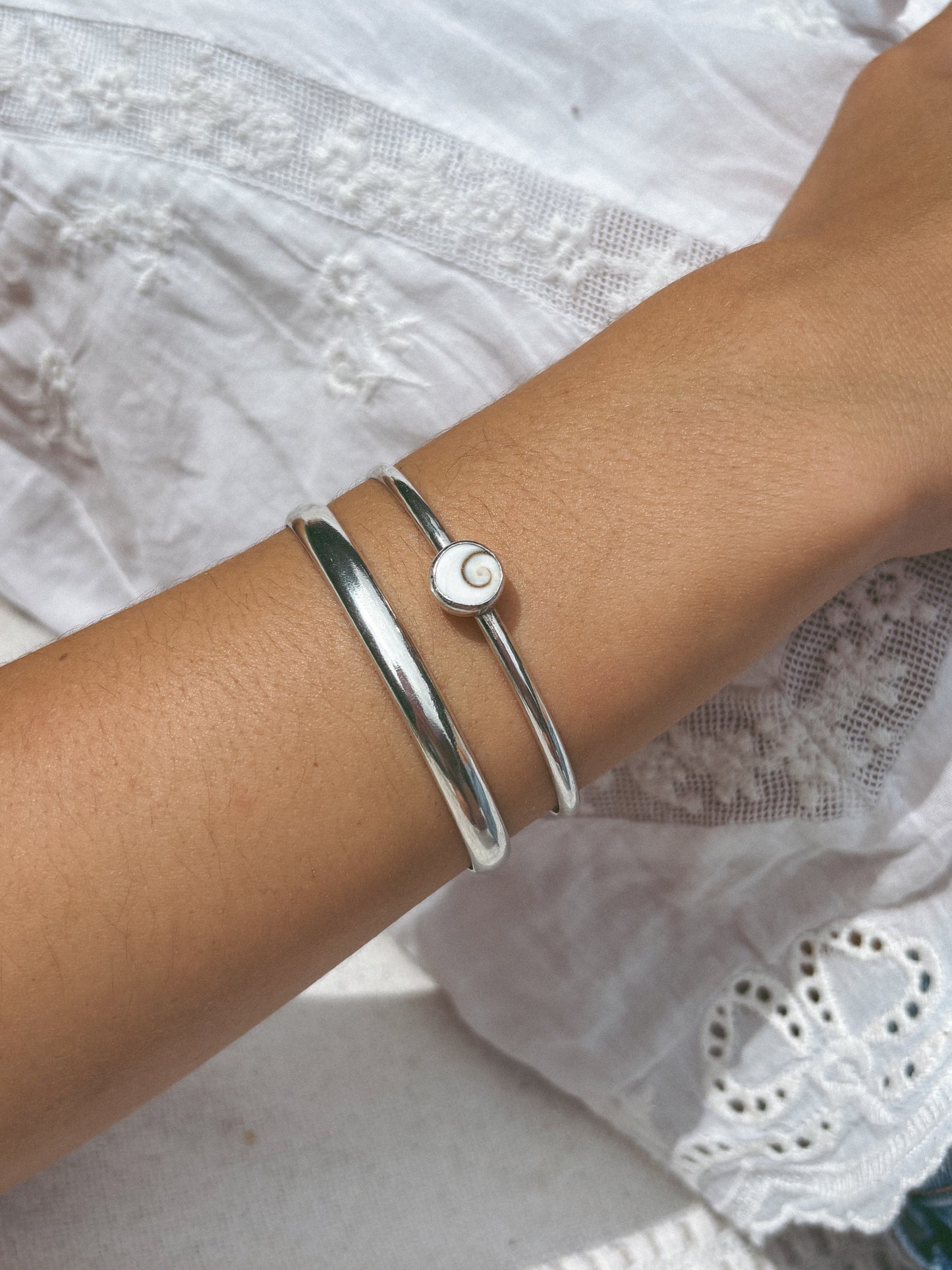 shiva shell dainty cuff
