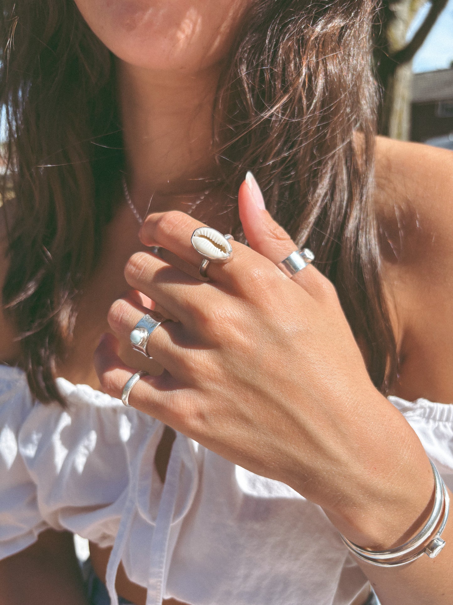 Cowrie ring